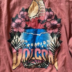 Volcom long sleeve crop top